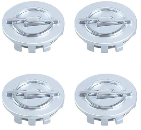 ESZXCIKE 4 Stück Nabendeckel für Opel Corsa 2006-2014 64MM.Nabendeckel Hochwertiges ABS,Schwarz Alufelgen Nabenkappen Felgen Kappen Felgendeckel Radnabendeckel