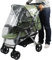 QOCUILC Universal Komfort Regenschutz für Kinderwagen，Active Regenschutz，Regenverdeck für buggy，Gute Luftzirkulation，Schutz vor Schmutz und Regen，Einfache Befestigung