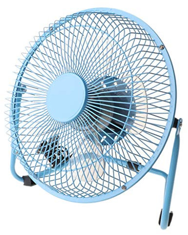 USB Powered Metal 8 Inch Portable USB Desk Fan With 2 Speeds Cooling Fan For Home Office Table Outdoor