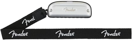 Fender Blues JR Diatonic 8 Hole Harmonica, Key of A