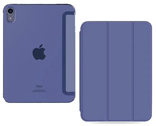 [TECH SHEK] Smart for iPad 10th Generation Case 2022, Slim Stand Hard PC Translucent Back Shell Smart Cover Case for iPad 10th Gen 10.9 inch 2022, Support Touch ID, Auto Wake/Sleep (Blue)