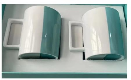 YILWPV Tazze Coppia 1 set di tazze classiche for coppie, ideali for coppie, compleanni, anniversari di matrimonio(Blue03)