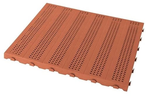 Piastrella in Plastica da Esterno e Giardino 60 x 60 cm Forata equivalente a 46 m2. PEZZI 128