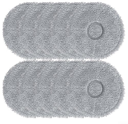 10 Piezas PañOs Para Fregona De Microfibra Repuesto De PañO De Fregona Para Cecotec Para Conga 9590/9990/10090 Ai Spin Revolution-Ultra Power Home Aspiradoras, Almohadillas De Fregado Lavables