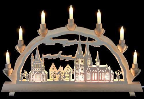 Schlick & Türk 3D-Doppelschwibbogen Kölner Dom - 50x32 cm