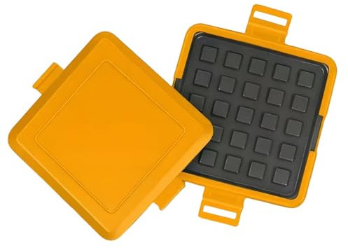 Sandwichera y wafflera para microondas, prensa antiadherente para comidas rápidas, compacta y apta para lavavajillas para un uso fácil
