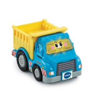 Tut tut Owen Camion Benne, Version FR - vehicule interactif, City Chantier - bolides Serie Pro 2/6 Ans - Set Voiture et Une Carte Animal