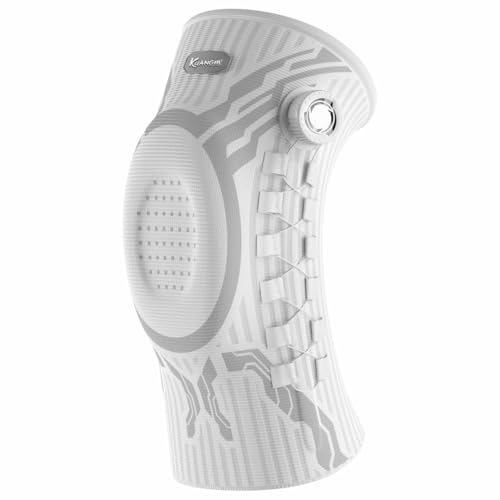 Kuangmi Rodillera Soporte Profesional para Alivio del Dolor, Recuperación Articular, Uso Deportivo y Diario W-L-XL