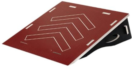 perfk Skateboard-Rampe, Fahrrad-Rampe, Strecke, drinnen und draußen, zum Springen, für, für Dirtbike, RC-Auto, Rollschuhlaufen, Teenager, Rot