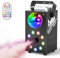 Machine à Brouillard Avec Boule Disco, 9 LED RGB lumière D'effet, 700W Mini Machine à Fumée avec Fonction Cycle Automatique et Télécommande Sans Fil Pour Fêtes Disco, Halloween, Noël
