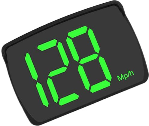 Digitaler GPS Tachometer – GPS Tacho | Geschwindigkeit mit LED LE LEG FONT FORTH UP DIFFIKATION | Digitaler Tachometer für – Geschwindigkeitsmesser Auto HUD | Aff