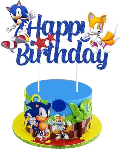 1pcs Happy Birthday Tortendeko, Deko Torte, Tortendeko Geburtstagsdeko, Geburtstag Dekorationen für Kinder