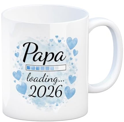 Papa loading... 2026 Kaffeebecher für werdende Väter lustige Tasse für werdende Papa-Sprüche