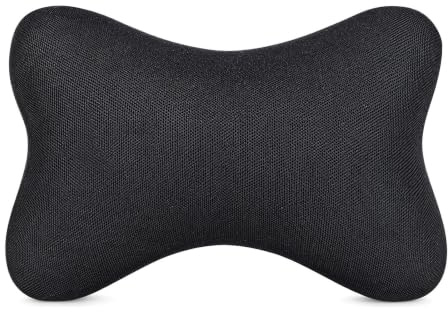 JYYWTSI Nackenkissen, Nackenkissen Sessel aus Memory Foam mit Flexiblen Bändern, Ergonomische Kopfstütze Waschbar für Bürostuhl Gaming Stuhl Auto Autositze Sofa Sessel und Couch zum Lesen, Schwarz