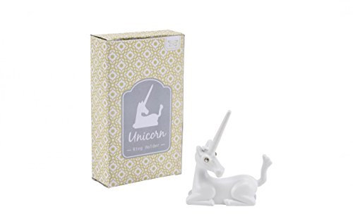 CGB 2017 Ringhalter mit Einhorn-Motiv, matt weiß