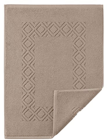 Egeria Badvorlage Denver l Badmatte 50x70cm l 529 Taupe