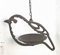 Cast Iron Wild Bird Shape Hanging Feeder Garden Decoration in 2 colours (Antique brown)