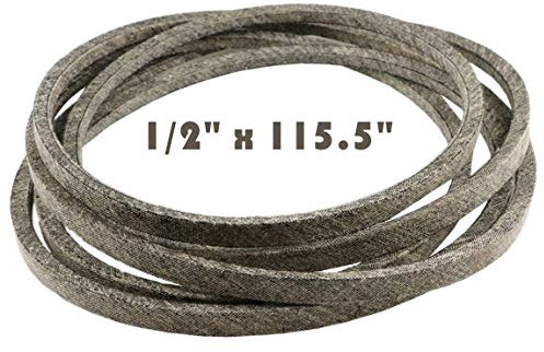Cinghia di trasmissione per lame di taglio per trattori per tosaerba per John Deere M124895 Scotts S1742 S1642 Sabre 1542HS 1542GS 1642HS 1742HS 1742GS 42Deck 1/2 x 115.5Realizzato con Kevlar