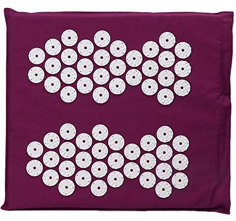 Akupressur Fußmatten, Fußmassagematte Fußreflexzonenmassage Walking Toe Plate Massage Pad Für Fußschmerzen Linderung Peeling Akupressurmassage(Lila)