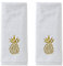 SKL Home by Saturday Knight Ltd. Handtuch-Set, Ananas, vergoldet, Weiß, 2 Stück
