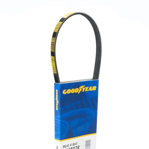 Goodyear Belts 1040378 Serpentine Belt, 4-Rib, 37.8 Length, Black