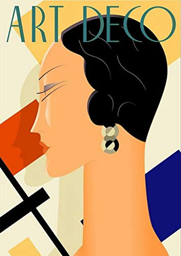 Fabulous Poster Plakat Art Deco Stilplakat 1920 Mode Mode Vintage