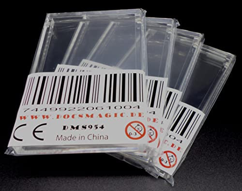 docsmagic.de 4X Acrylic Display for Booster Pack Magnetic Lid - UV-Safe - PKM MTG YGO - Schaukasten