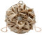 MEGAUK Damen Satin Clutch Rose Abendtasche Mini Handgelenktasche Clutch-Geldbörsen für Hochzeit Party Handy (Champagner)