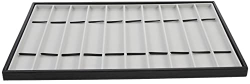 Gatuida Organizer Großes Fassungsvermögen mit 10 Fächern aus Leder Uhrenarmband für Klarer Sicht zur Sicheren und Stilvollen Präsentation Einzelhandel
