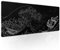Black Japanese Aesthetic Gaming Mouse Pad XL Anime Wave Octopus Tentacle Extended Big Large Desk Mat Non-Slip Rubber Base Stitched Edge Long Keyboard Mousepad for PC Computer Laptop,31.5×11.8 in