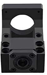 ONLISUM HM12-57 Nema 23 Schrittmotor Stahlhalterung Kugelumlaufspindel Festpunkthalterung Lagerhalterung,für 12mm Kugelumlaufspindel CNC Kugelumlaufspindel SFU1605 1610 1616 1620 1604
