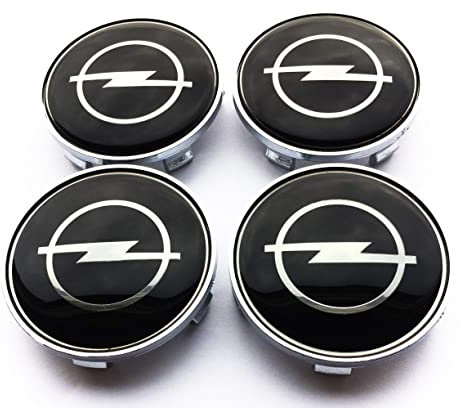 WOAFEY Nabendeckel 4 STÜCKE 68mm / 64mm für OPEL Car Rad Center Hub Cap Auto Styling Felgen Abdeckung Badge Emblem Aufkleber Radnabenkappen