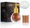 AOOWU Glitter Spray, Glitzer Spray für Face und Body, Glitzer Haarspray Make-up Sparkle Puder Kosmetik Shimmer Highlighter, Powder Glitterspray Haare Körper für Weihnachten Rave Party（Bronze）
