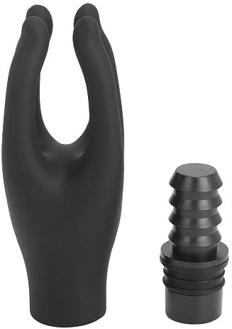 Faszienmassagekopf, Austauschbarer Kopf, 4 Finger Künstliche Hand, Silikon-Faszienmaschinen-Aufsatz Muskelentspannung und Ermüdung Relief Machine Massage Gun Ersatz Kopf
