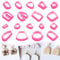 COMNICO Modelliermassen Ausstecher Set 18 Verschiedene Formen für Damen Ohrringe Modelliermasse Schmuckherstellung Kunststoff Ton Ohrringhaken Ausstecher Modellierwerkzeuge (Rosa)