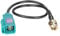 tomzz Audio 1500-060 Fakra (F) Antennenadapter Kupplung auf SMA (M) Stecker für GSM GPS DAB Navi