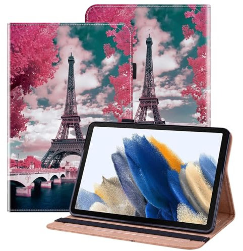 BOLELAW Funda para Samsung Galaxy Tab S9 FE+ Plus de 12,4 pulgadas 2023 de piel sintética con soporte para bolígrafo, ranura para tarjetas, función atril, funda plegable para Galaxy Tab S9 FE+ Plus,