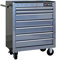 nifoti 7 Drawers Tool Cart on Wheels,Multifunctional Rolling Tool Chest Tool Storage,Drawers Rolling Tool Trolley Organizer Tool Case for Garage, Warehouse, Workshop, Repair Shop (Silver)