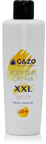 G&ZO Body Sun Cream Spray, Schutz vor UVB und UVA Sonnencreme für den Körper, 2 Schutzstufen, 30+ 50+, Flasche 250 ml, hergestellt in Italien (250 ml Schutz LSF 50+)