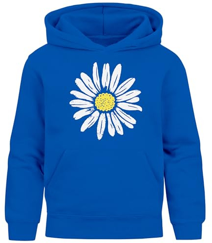 Neverless® Kinder Hoodie Mädchen Blumen Aufdruck Kapuzenpullover Sweatshirt Kapuze
