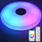 Meision Deckenleuchte Smart 36W, Led Deckenleuchte RGB Dimmbar mit Fernbedienung, Bluetooth-Lautsprecher und Steuerung über App, Deckenlampe 28.5cm für Wohnzimmer, Schlafzimmer