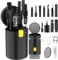 VICHYIE 20 in 1 Multifunctional Cleaner Kit for Electronic Devices, Keyboard Cleaning Brush, Headphones Cleaner Kit for AirPods, Multi-Tool for Cleaning Laptop, Earbuds, Camera, Cellphones (Black)