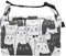 JUMBEAR Bolsa de almuerzo aislada con diseño de gato de dibujos animados con hebilla, lonchera para hombres y mujeres, resistente al agua, a prueba de fugas, para el trabajo, la escuela y picnic