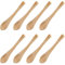 BOHUIZ 8 Pcs Small Wooden Spoons, 3.5 Inch Mini Wooden Spoons Handmade Tiny Spoons for Cooking Sugar Sauces Creamer Honey Salt Tea Coffee Jam Kitchen Supplies