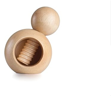 IBILI - Cascanueces Esfera Natural, Madera de Haya, 7 cms