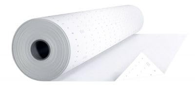 Rouleau de papier thermocollant imprimé - 91 cm x 15 m - 60 g/m² - Papier thermocollant quadrillé pour une découpe et un positionnement précis sur le tissu - Fabriqué en Europe