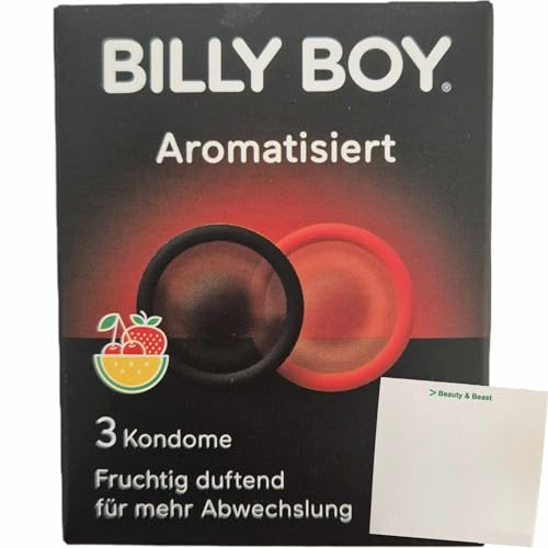 usy Bundle für Kondome Billy Boy Aromatisiert 3 Stück + usy Block
