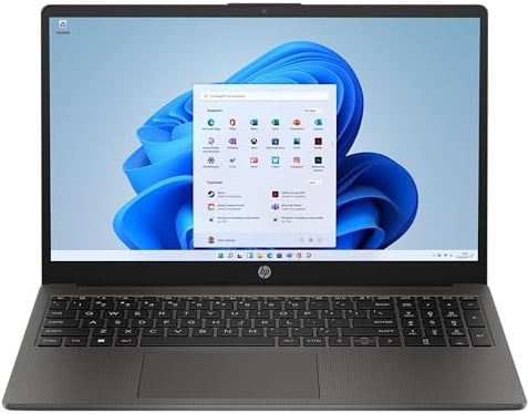 HP Laptop, 15,6 Zoll Full-HD Display, Intel Core i3 1315U, 6 x 4.50 GHz, 16 GB DDR4 RAM, 512 GB SSD, Intel Iris Xe Graphics, Schwarz, Norton 360, Windows 11
