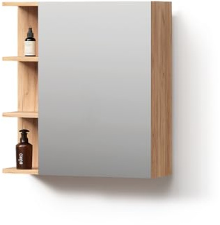 Livinity Spiegelschrank Fucino, Goldkraft Eiche, 62 x 64 cm