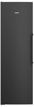 Siemens iQ500 Freistehender XXL Kühlschrank 186,2 x 59,5 cm, KS36NAXCG, 402 L Kühlen, Total noFrost, Nahtlose Platzierung, hyperFresh 0°C Schubladen, LED-Beleuchtung, antiFingerprint Schwarzer Stahl